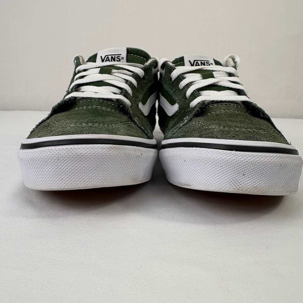 Vans Old Skool Filmore Green Suede‎ Lace Up Low Top Sneakers Shoes Size 6Y - Picture 4 of 10